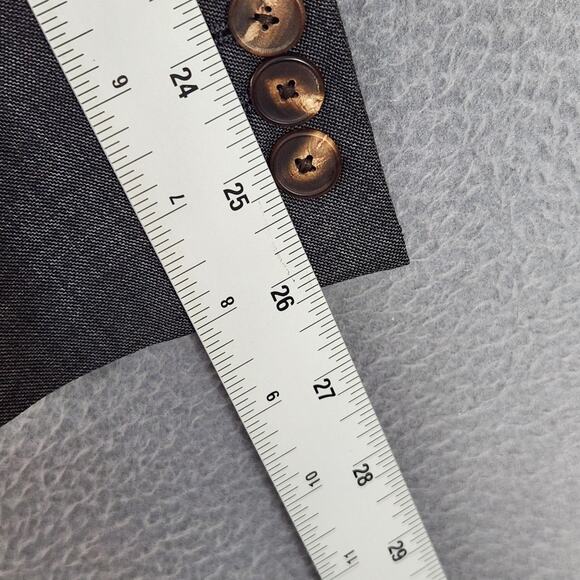 Thomas Pink Blazer Sport Coat Mens 40R Gray Virgin Wool Made in Italy 2-Button - Picture 6 of 16